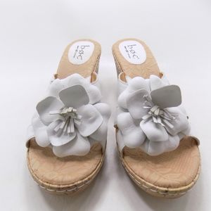 B O C WHITE Slide Sandals Size 11M NEW